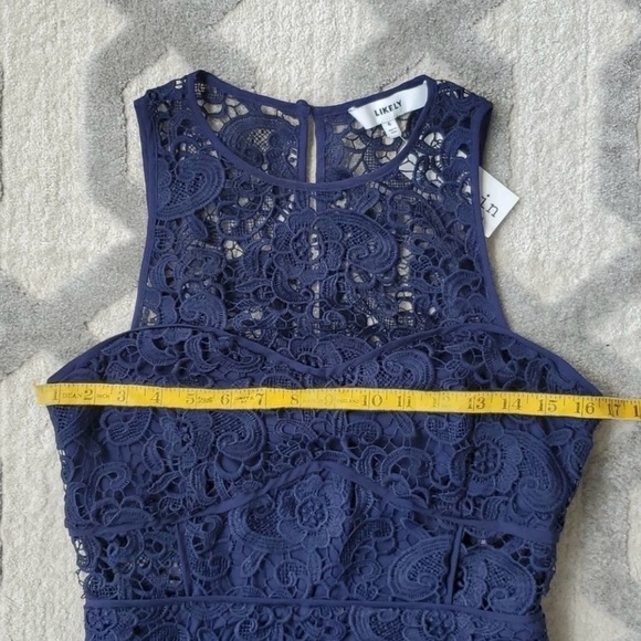 Likely Navy Lace Avenell Dress. - Picture 9 of 13